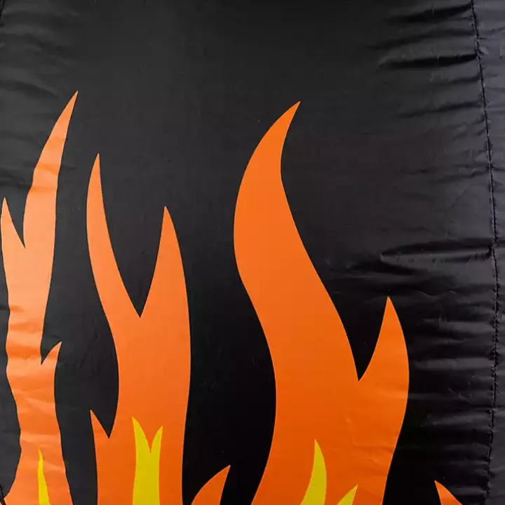 Pre-Lit Witch in Cauldron Inflatable Decoration