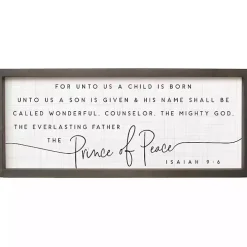 Prince of Peace Framed Wall Plaque