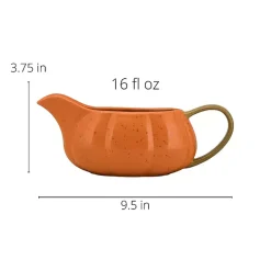 Pumpkin Casserole Dish and Gravy Boat