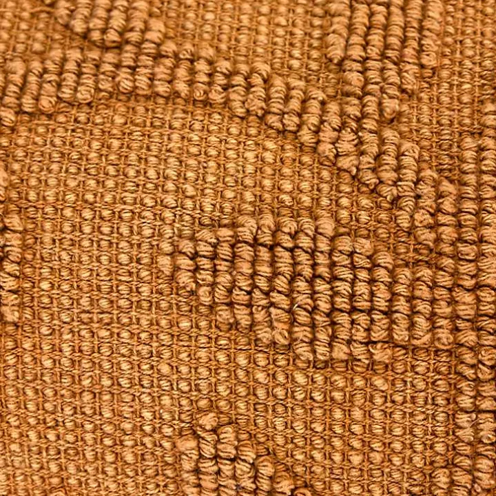 Pumpkin Stonewash Botanical Pillow