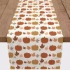 Pumpkins and Leaves Table Runner, 90 in.