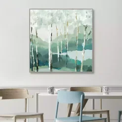 Quiet Birch Forest II Framed Canvas Art Print