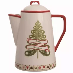 Quilted Motif Christmas Tree Pitcher
