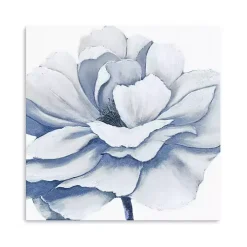 Radiant Blue Bloom Canvas Art Print