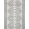 Raina Gray Tribal Zig Zag Outdoor Rug, 5x8