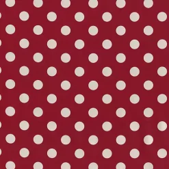 Red & White Polka Dot Chair Cushion