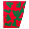 Red and Green Falala Cloud Throw