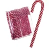 Red and White Candycane Ornaments, Set of 12