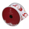 Red and White Snowman 16 yard Christmas Ribbon