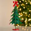 Red Bells with Bow Christmas Tree, 15 in.