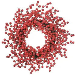 Red Berry Outdoor Wreath