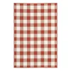 Red Buffalo Check Outdoor Area Rug, 5x7