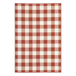 Red Buffalo Check Outdoor Area Rug, 5x7