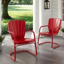 Red Metal Ridgeland 2-pc. Chair Set