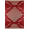 Red Primitive Arrow Outdoor Area Rug, 4x6