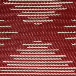 Red Primitive Arrow Outdoor Area Rug, 4x6
