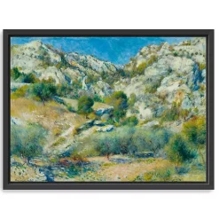 Rocky Crags at L'Estaque Canvas Art Print, 32x42