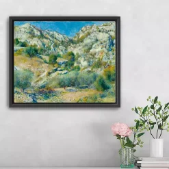 Rocky Crags at L'Estaque Canvas Art Print, 18x22