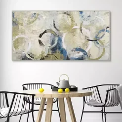 Roundabout III Framed Canvas Art Print
