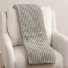 Sage Corduroy Berber Throw