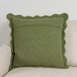 Sage Juna Scalloped Pillow, 22 in.