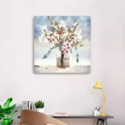 Sakura Jar Canvas Art Print, 30x30 in.