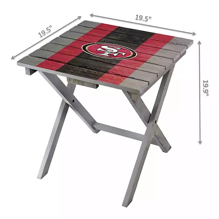 San Francisco 49ers Folding Outdoor Table