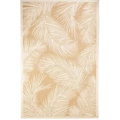 Sand Cabo Palm Indoor/Outdoor Rug, 4x7