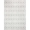 Sanford Light Gray Geometric Outdoor Rug, 5x8