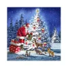 Santa Giving Gifts Canvas Art Print