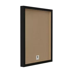 Santa with Red Gift Framed Art Print