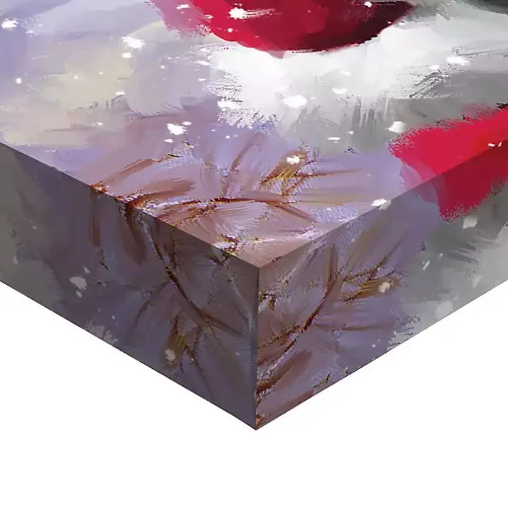 Santa's Greetings Canvas Art Print