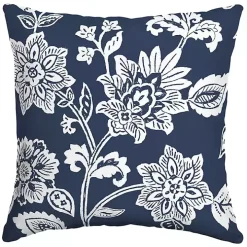 Sapphire Ashland Jacobean Outdoor Pillow
