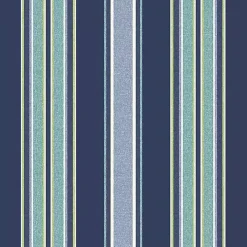 Sapphire Aurora Stripe Outdoor Lumbar Pillow