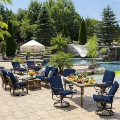 Sapphire Leala Texture Outdoor Chaise Cushion