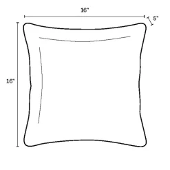 Sapphire Texture Outdoor Pillows, Set of 2