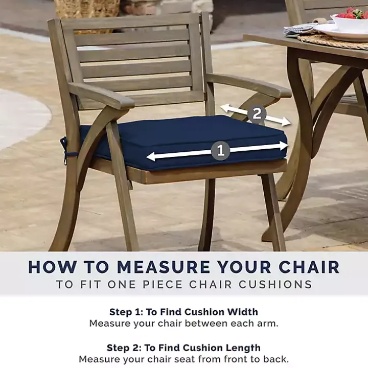 Sapphire Texture 2-pc. Outdoor Wicker Cushion Set