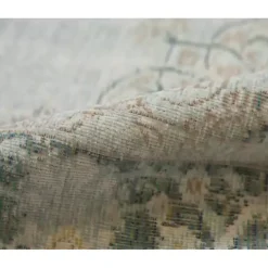 Sea Green Vintage Medallion Area Rug, 2x3