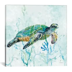 Sea Turtle Swim I Canvas Art Print