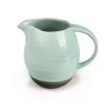Seafoam and Onyx Serving Pitcher