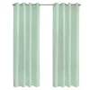 Seafoam Green Boucle Sheer Curtain Panel, 108 in.