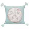 Seaglass Sand Dollar Pillow