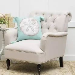 Seaglass Sand Dollar Pillow