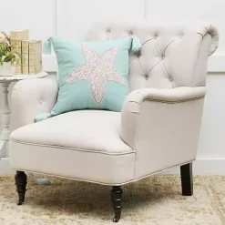 Seaglass Starfish Pillow