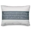 Serenity Prayer Striped Pillow