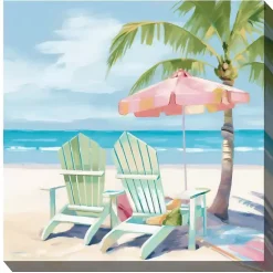 Shady Spot Outdoor Canvas Art Print
