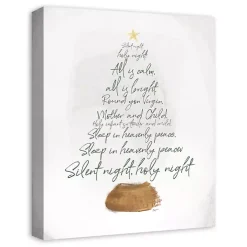 Silent Night Tree Canvas Art Print