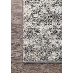 Silver Deena Abstract Area Rug, 5x8