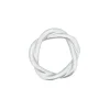 Silver Resin Twisted Napkin Rings, Set of 4