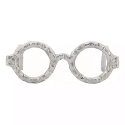 Silver Round Eye Glasses Sculpture